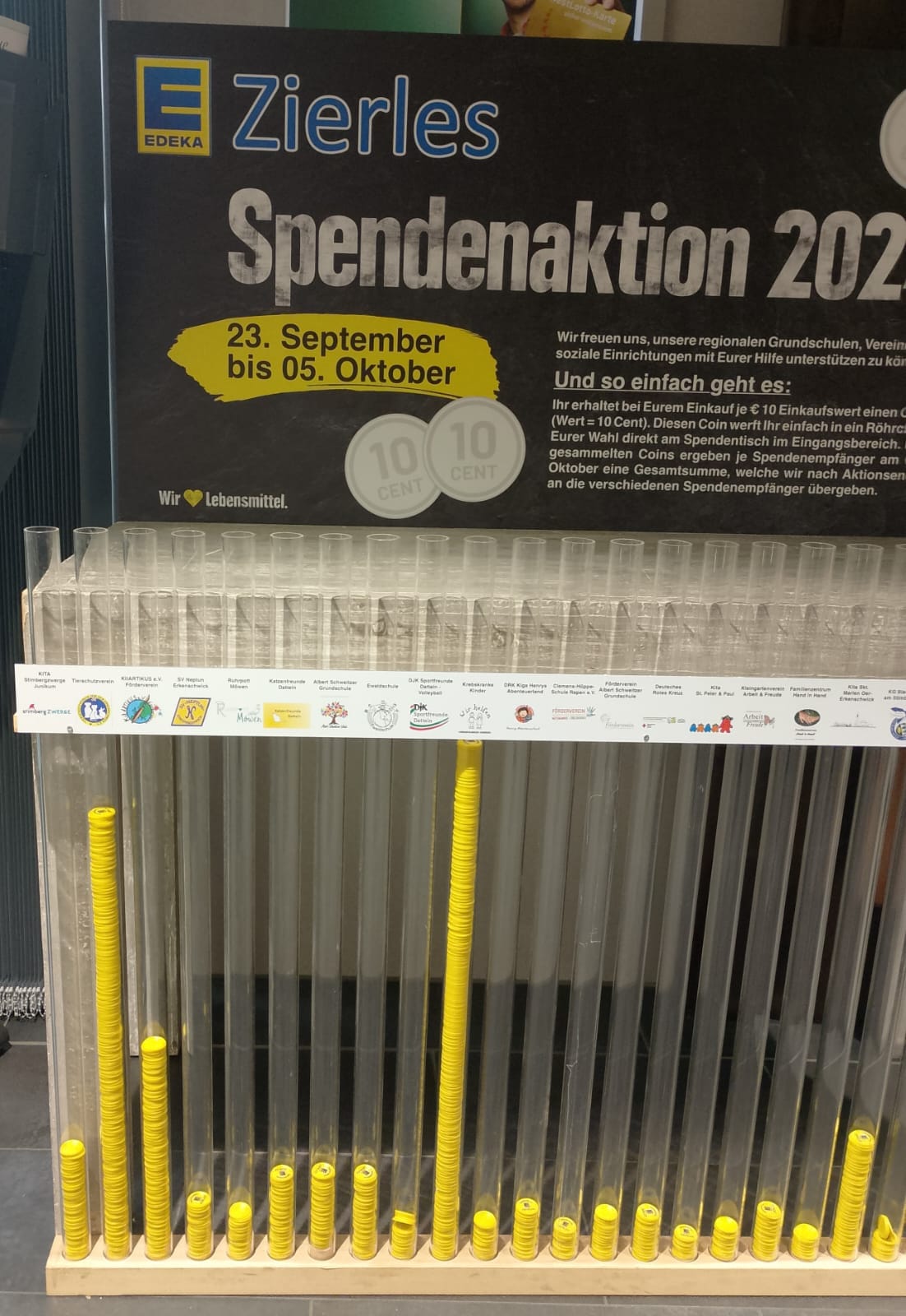 Spendenaktion bei EDEKA Zierles