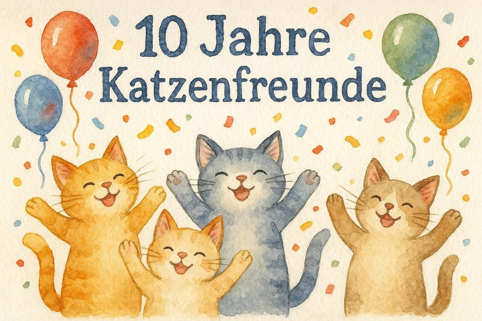 10 Jahre Katzenfreunde