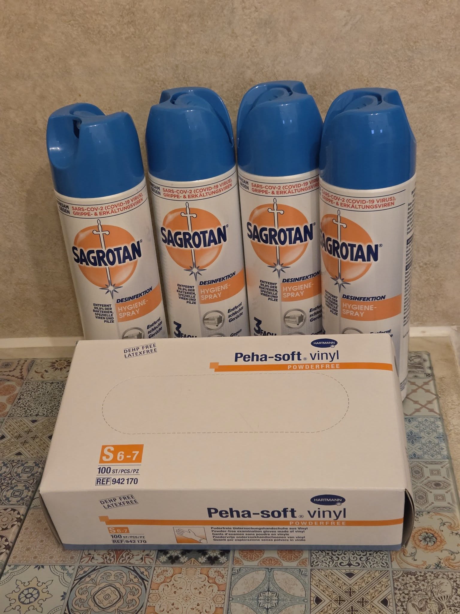 Hygienisches Danke